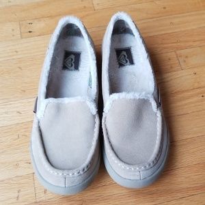 Roxy suede loafers